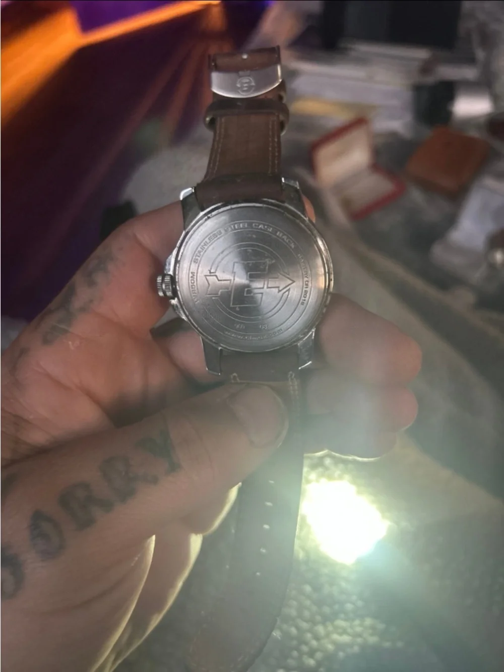 Vintage timex indigo watch. Working condition. Watch is very nice.